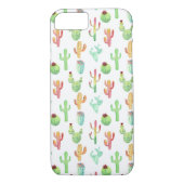Cactus Pastel Waterverf Patroon Case-Mate iPhone Case (Achterkant)
