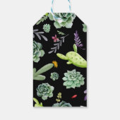 Cactus Patroon 2 Cadeaulabel (Achterkant)