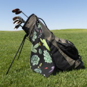 Cactus Patroon 2 Golfhanddoek (Groen)