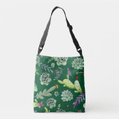 Cactus Patroon 3 Crossbody Tas (Achterkant)