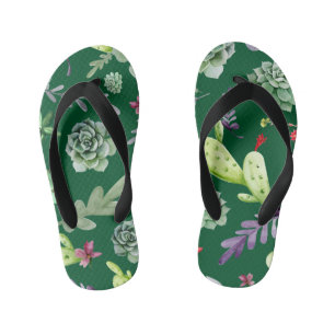 Cactus Patroon 3 Kinder Teenslippers
