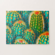 Cactus Patroon 4 foto puzzels Internet puzzel Puz