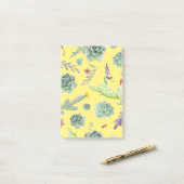 Cactus Patroon 9 Post-it® Notes (Op bureau)