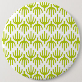 Cactus-patroon Ronde Button 6,0 Cm