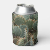 Cactus patroon: trendy Opuntia ficus-indica. Blikjeskoeler (Blikje Voorkant)