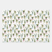 Cactus Patroonplaten oppakken Inpakpapier Vel (Voorkant)