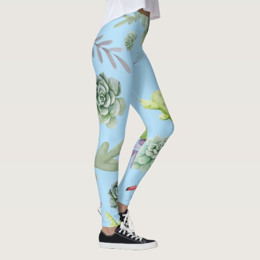 Cactus Pattern 10 Leggings (Rechts)