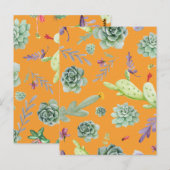 Cactus Pattern 11 Briefkaart (Voorkant / Achterkant)