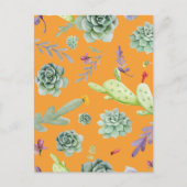 Cactus Pattern 11 Briefkaart (Voorkant)