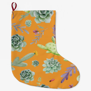 Cactus Pattern 11 Grote Kerstsok