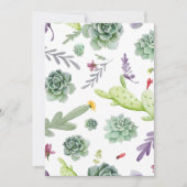 Cactus Pattern Bedankkaart (Voorkant)