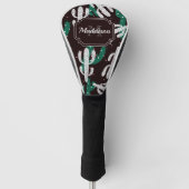 Cactus Pattern Golfheadcover (Voorkant)