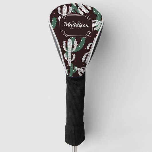Cactus Pattern Golfheadcover (Voorkant)