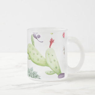 Cactus Pattern Matglas Koffiemok