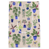 Cactus Pattern Medium Cadeauzakje (Achterkant)