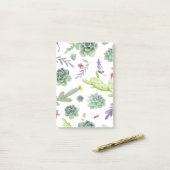 Cactus Pattern Post-it® Notes (Op bureau)