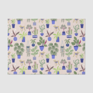 Cactus Pattern roze Tissuepapier