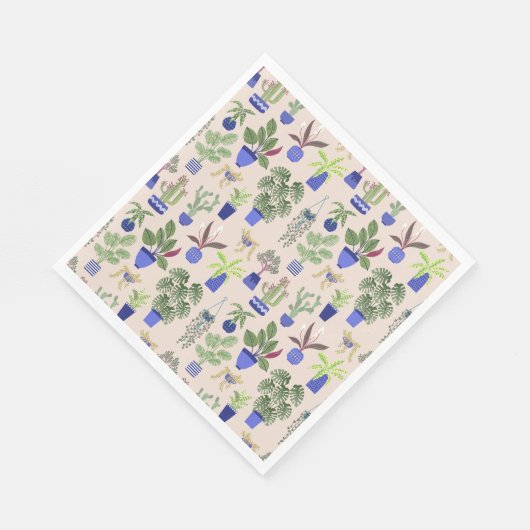 Cactus Pattern Servet (Hoek)