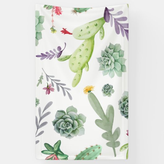 Cactus Pattern Spandoek (Verticaal)