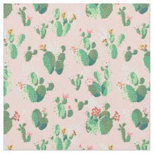 Cactus Pattern Stof