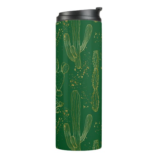 Cactus Pattern Thermosbeker (Gedraaid links)