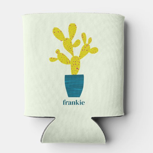 Cactus Personalized Blikjeskoeler (Achterkant)