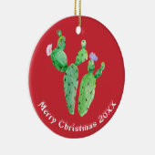 Cactus Personalized Keramisch Ornament (Rechts)