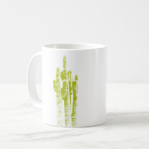Cactus Photo Art Lime Green Modern Desert Fun Koffiemok
