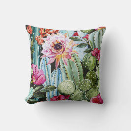 Cactus pillow (zwart) kussen