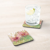 Cactus Pink Blossom Bier Onderzetter (Rechterzijde)