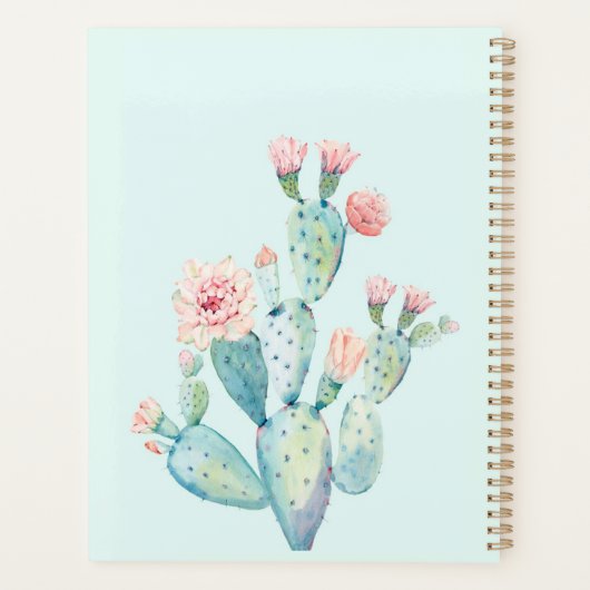 Cactus Planner (Achterkant)