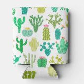 Cactus plant:  bloemenset. blikjeskoeler (Achterkant)