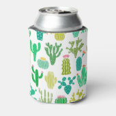 Cactus plant:  bloemenset. blikjeskoeler (Blikje Achterkant)