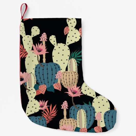 Cactus Plant: Botanisch Patroon Kleine Kerstsok (Voorkant)