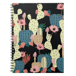 Cactus Plant: Botanisch Patroon Notitieboek