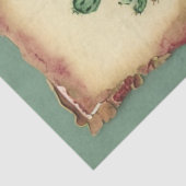 Cactus Plant Ephemera Collage Art No2 Tissuepapier (Detail)