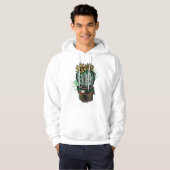 Cactus Plant in een potje Hoodie (Voorkant volledig)