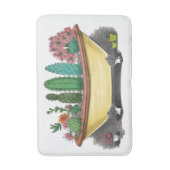 Cactus Planten Badmat (Voorkant Verticaal)