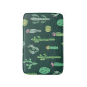 Cactus Planten:  naadloze achtergrond Badmat (Voorkant Verticaal)