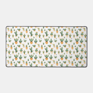 Cactus pointillés sur blanc