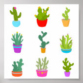 Cactus Poster (Voorkant)