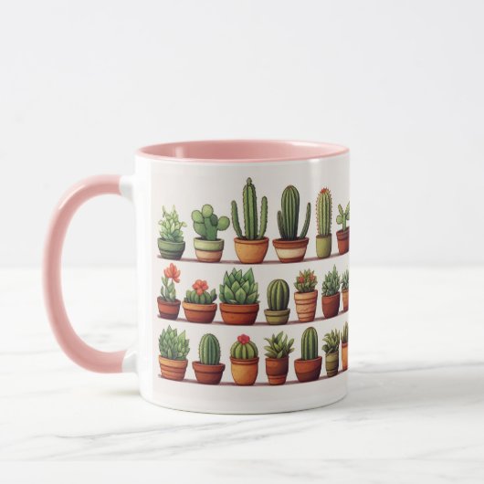 Cactus Pots Mug (Gauche)