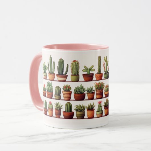 Cactus Pots Mug (Devant gauche)