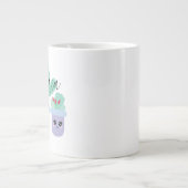 Cactus Potted Cute Name Giant Coffee Mok (Voorkant)
