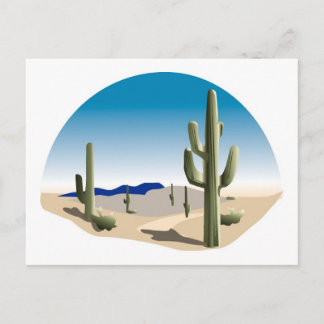 Cactus Prairie Scene Briefkaart