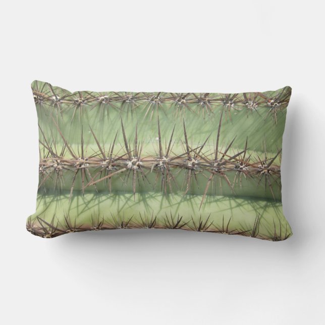 Cactus-prik Lumbaal Kussen (Voorkant)