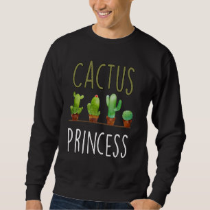 Cactus Princess Succulent Plant Lover Gift Trui