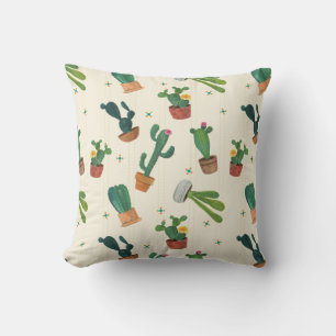 Cactus Print Decor Kussen, Zuidwesten Outdoor Deco Kussen