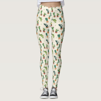 Cactus Print Leggings