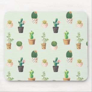 Cactus Print Mousepad Muismat
